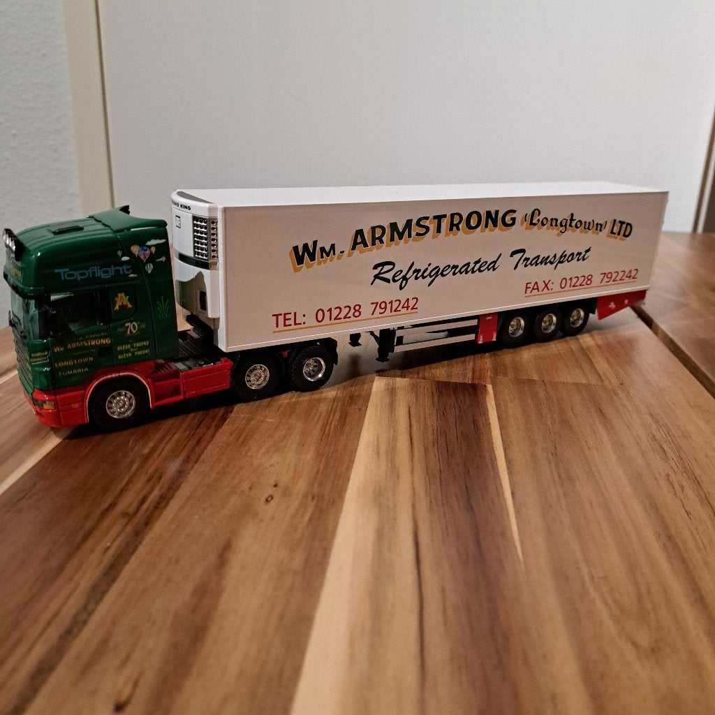 ARMSTRONG LTD SCANIA 6 X 2 & KOELTRAILER NIEUW .TEKNO ., Verzenden, Nieuw, Bus of Vrachtwagen, Tekno