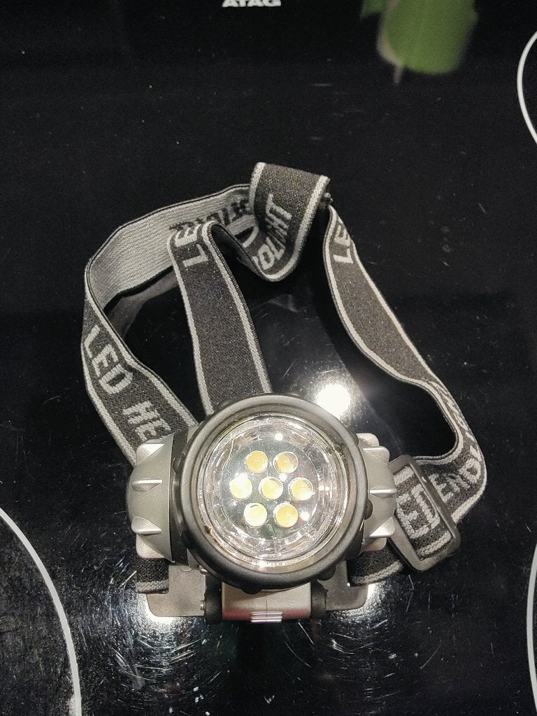 GRUNDIG hoofdlamp, Ophalen of Verzenden, Zo goed als nieuw, Zonne-energie