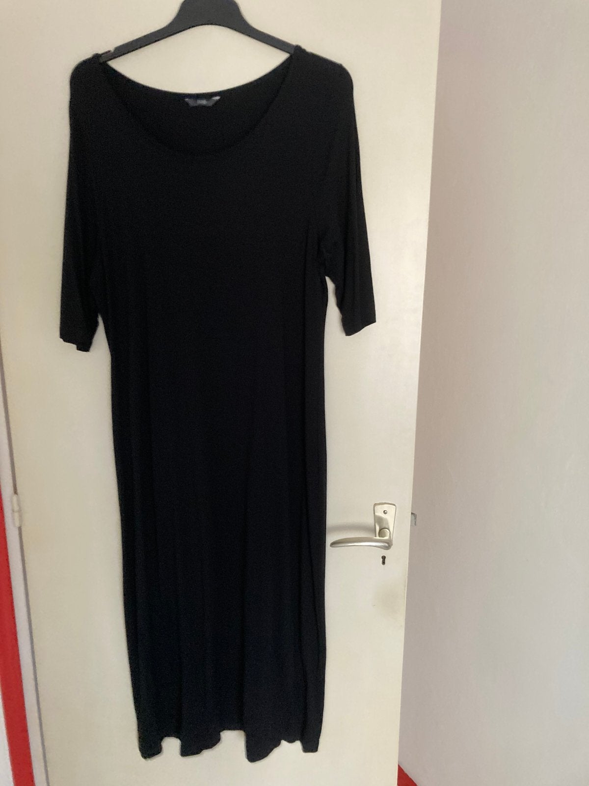 Zwarte jurk Rimini maat XL, Zwart, Maat 46/48 (XL) of groter, Ophalen of Verzenden, Gedragen