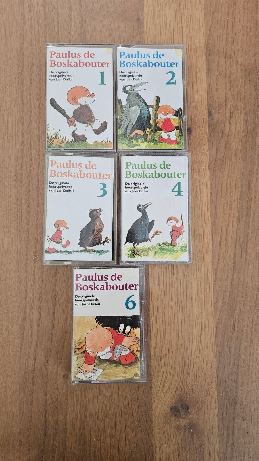 Paulus de Boskabouter - Hoorspelversie (5 cassettes), Gebruikt, 2 t/m 25 bandjes, Kinderen en Jeugd, Ophalen of Verzenden
