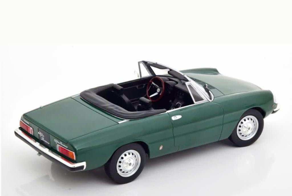 Alfa Romeo 2000 Spider '78 Groen L. Ed. 1/18 NOREV R. 187881, Verzenden, Nieuw, Auto, Norev