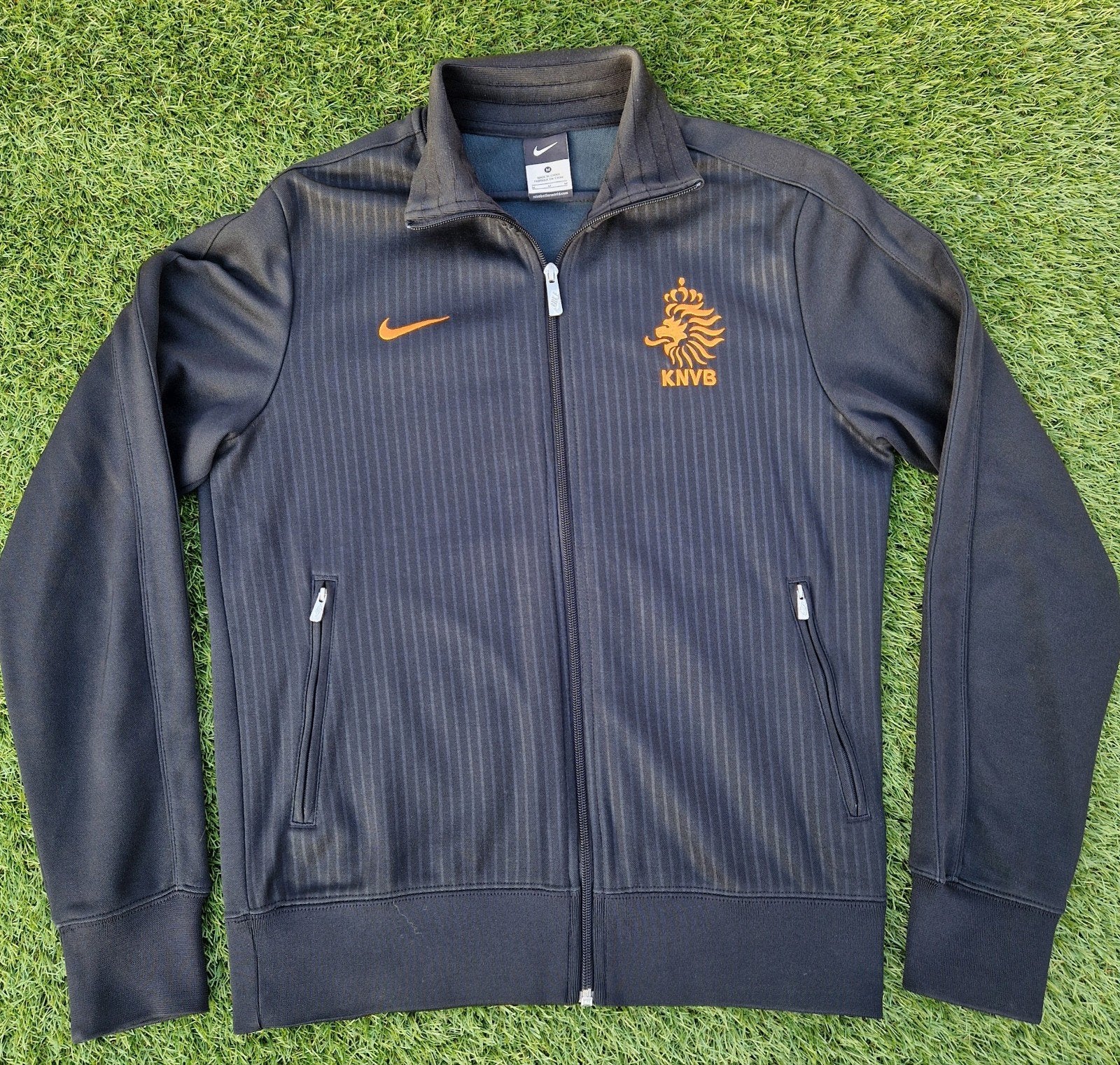 Nederlands elftal N98 Jack uit 2012 KNVB Oranje shirt vest, Maat 48/50 (M), Nike, Oranje, Ophalen of Verzenden