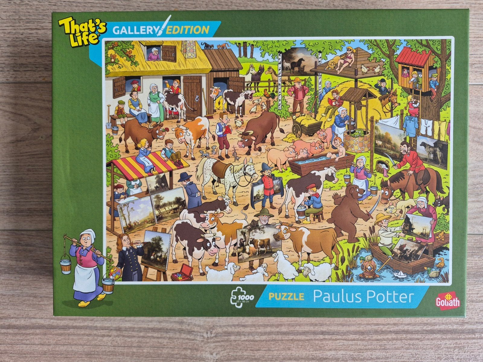 That's life Gallery edition Paulus Potter 1000, Ophalen of Verzenden, 500 t/m 1500 stukjes, Zo goed als nieuw, Legpuzzel