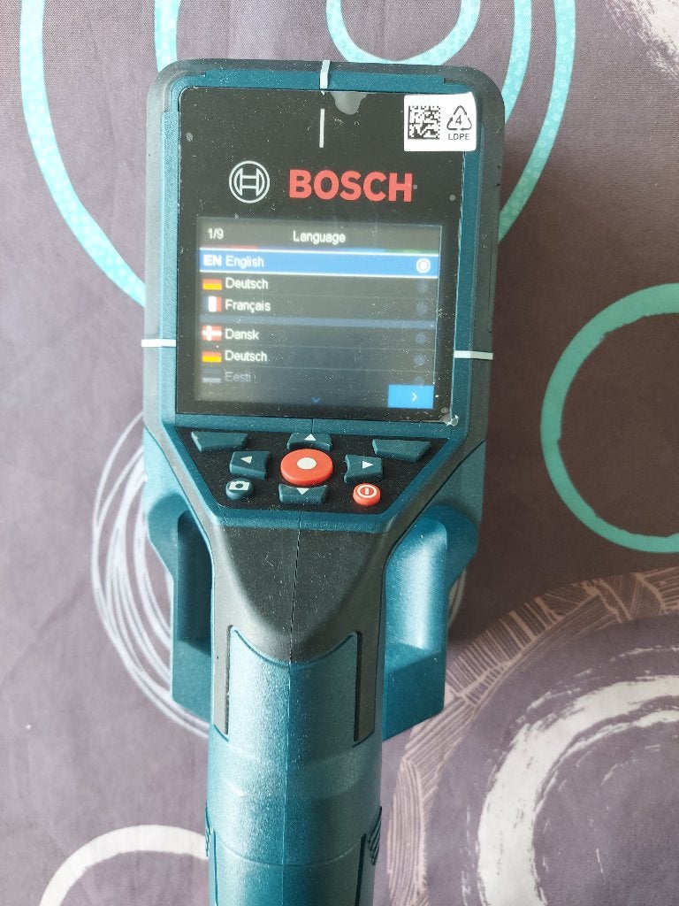 Bosch D-tect 200 c, muurscanner, Doe-het-zelf en Verbouw, Meetapparatuur, Ophalen of Verzenden, Nieuw, Multimeter