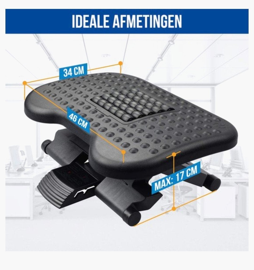Ergonomische Voetensteun met Massagerollers, Ophalen of Verzenden