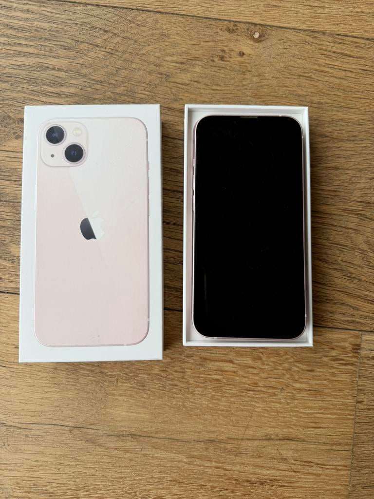 iPhone 13 Roze 128GB in doos met oplader, Ophalen, 128 GB, Nieuw, IPhone 13