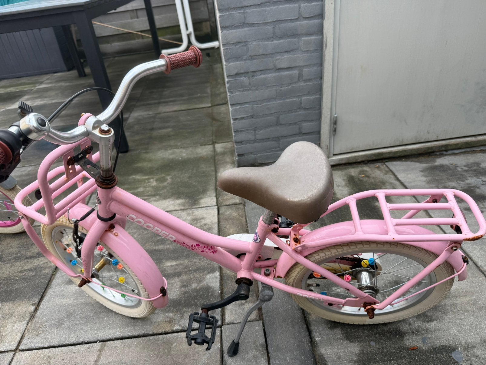 Meisjes fiets - 16 inch, Fietsen en Brommers, Fietsen | Meisjes, Ophalen, Zo goed als nieuw, 16 inch