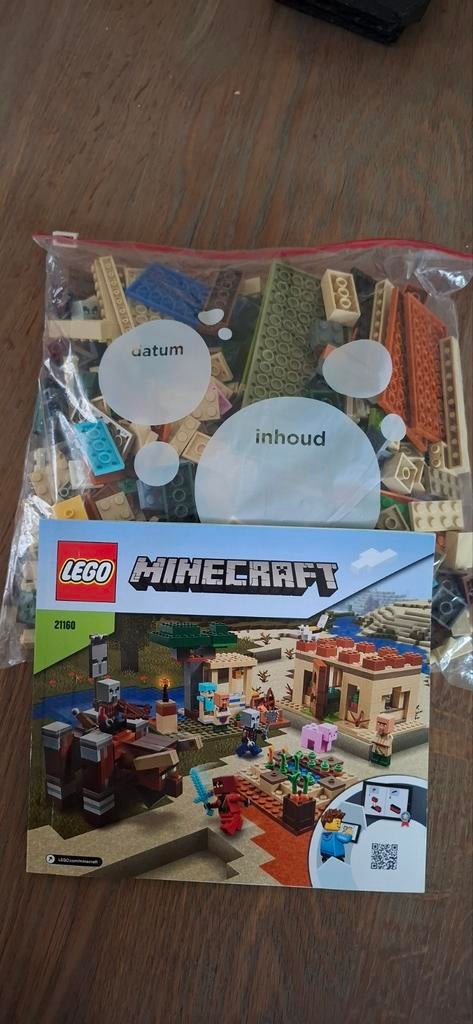 Lego Minecraft 21160, Gebruikt, Minecraft, Lego, Ophalen of Verzenden