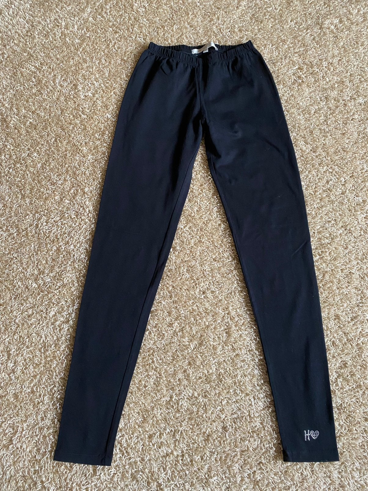 Silvian Heach kids legging zwart strass mt. 14/164, Ophalen of Verzenden, Nieuw, Meisje, Broek