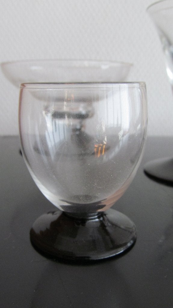 Verzameling diverse glazen meest vintage Leerdam glas., Antiek en Kunst, Ophalen