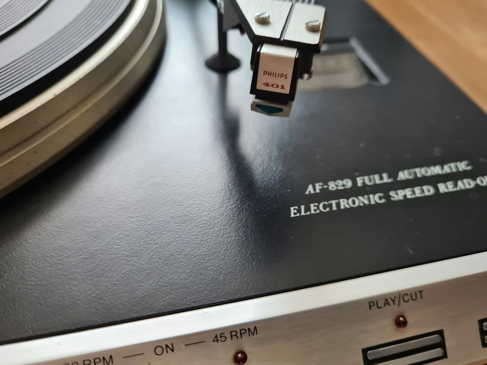 Philips AF 829 volautomatische platenspeler – getest, Audio, Tv en Foto, Ophalen, Philips, Platenspeler, Gebruikt