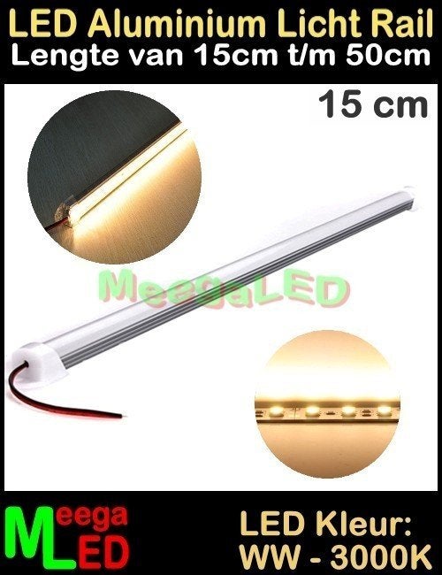 Caravan LED Profiel Rigid Strip Bar Rail 15cm Warmwit € 5,25, Ophalen of Verzenden, Nieuw