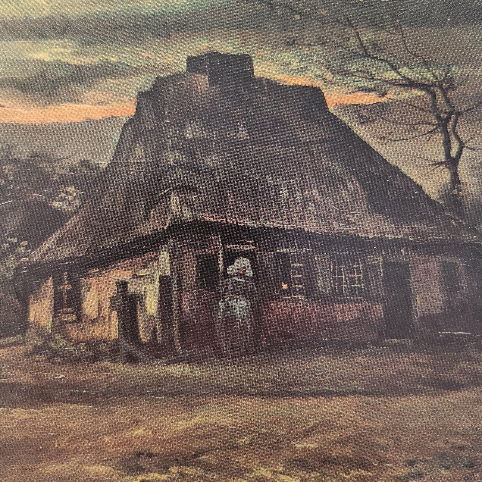 Kunstkaart Vincent van Gogh - Hut in de avondschemering, Verzenden, 1980 tot heden, Ongelopen, Cultuur en Media