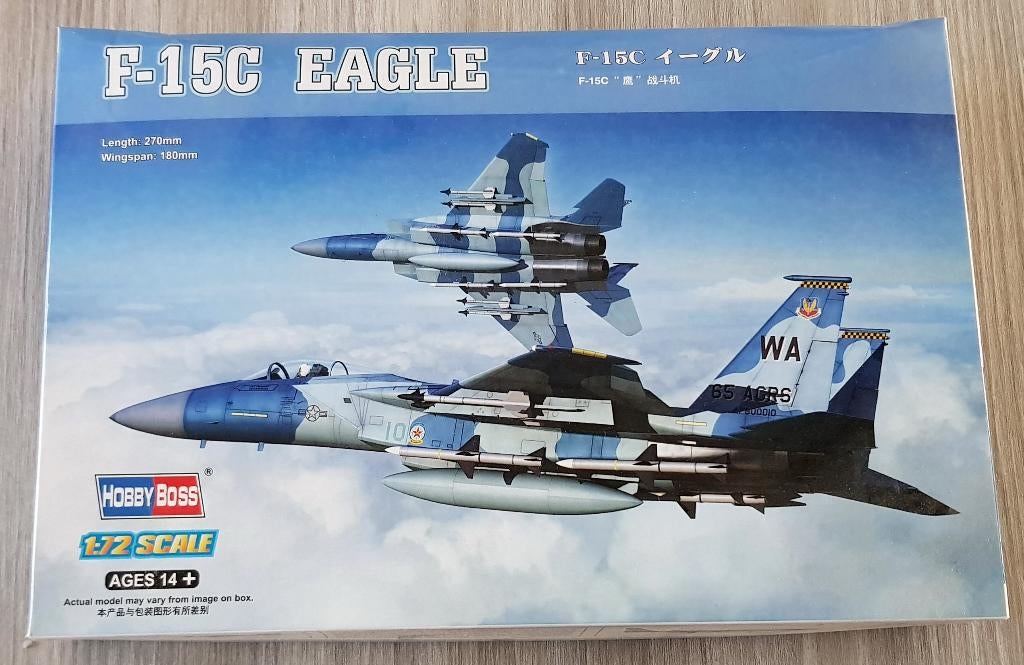 F-15 C Eagle, Flanker Scheme, Hobby Boss 1:72, Overige merken, 1:72 tot 1:144, Nieuw, Ophalen of Verzenden