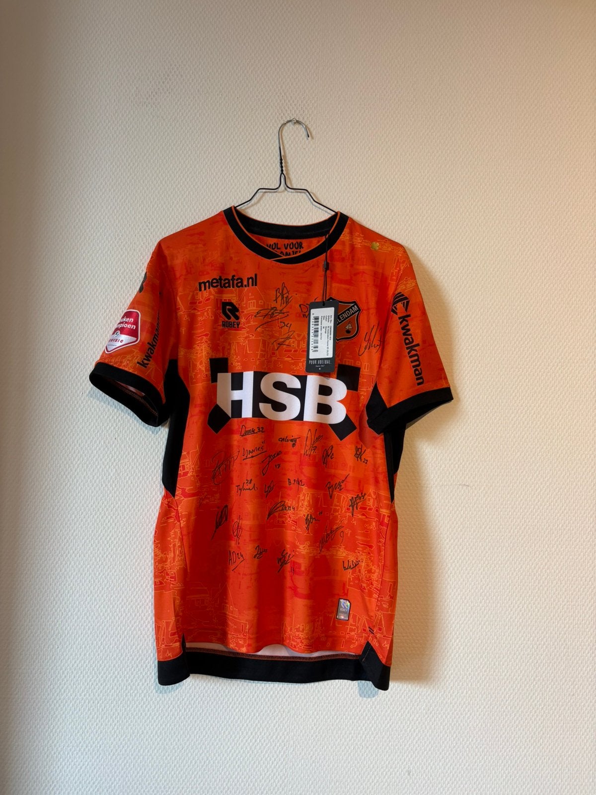 Gesigneerd: Volendam 2021-2022, Ophalen of Verzenden, Nieuw, Overige binnenlandse clubs, Shirt