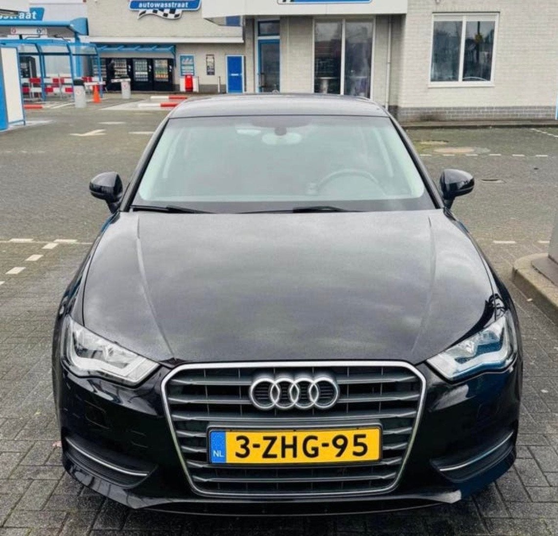 Audi A3 1.4TFSI G-tron 81KW SB S-tro 2014 Zwart, Ophalen, Audi, Bumper