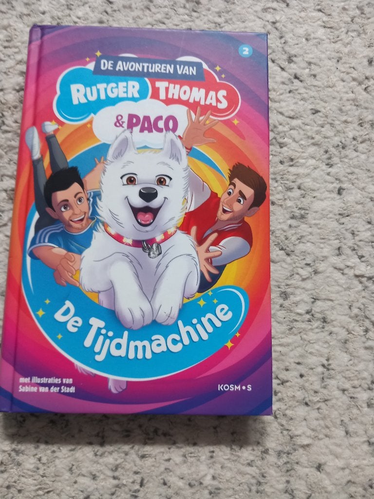Boek Rutger en Thomas: De Tijdmachine, Fictie algemeen, Ophalen of Verzenden, Zo goed als nieuw, Rutger Vink, Thomas van Grinsven