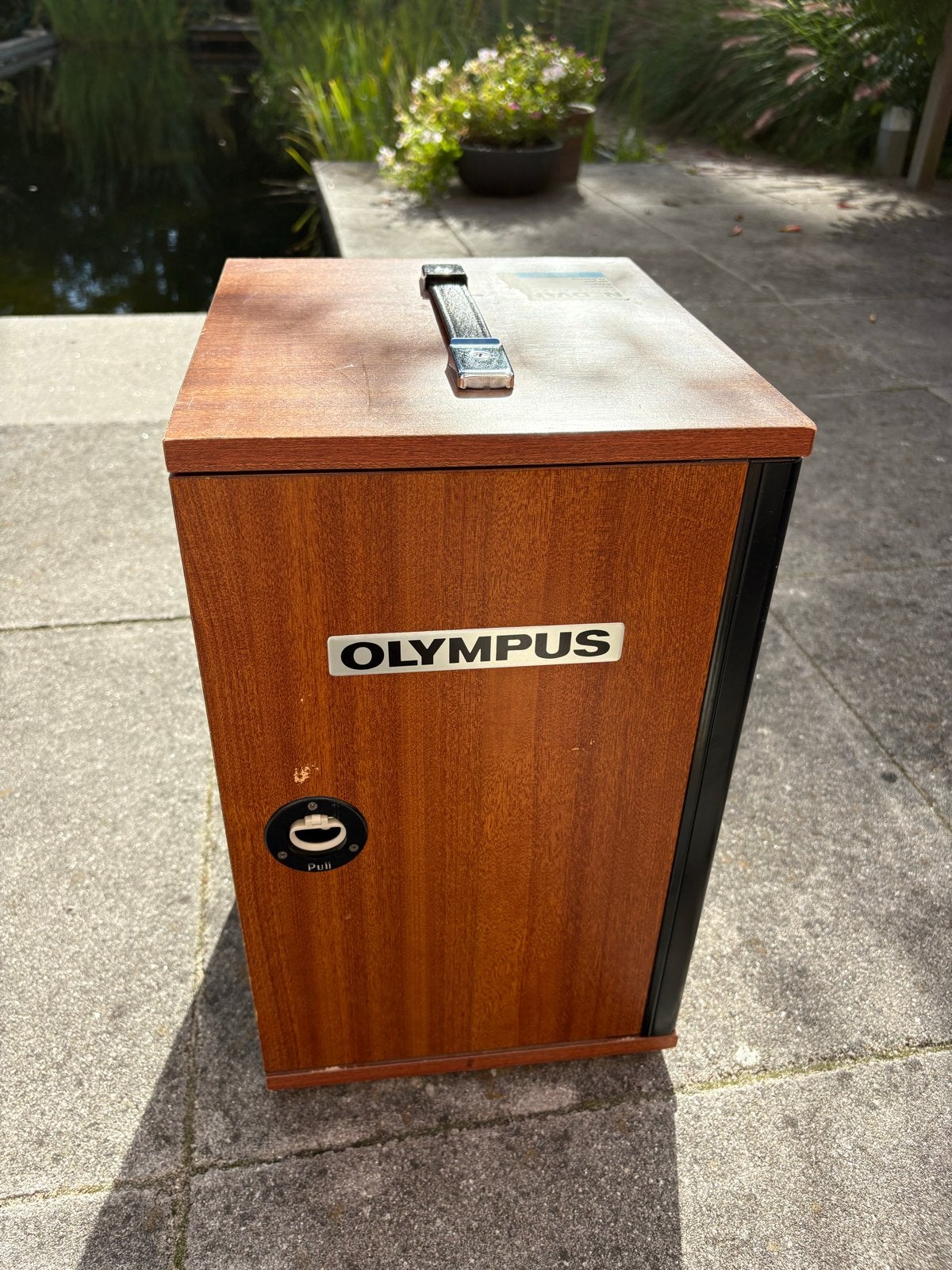 Olympus CH Biologische Microscoop met Houten Koffer, Ophalen, Gebruikt, 1000x of meer, Biologische microscoop