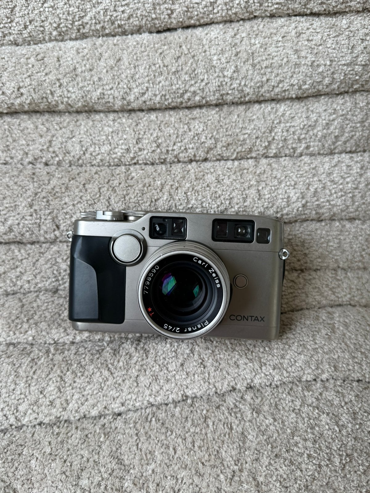 Contax G2 camera Zeiss Planar 45mm f/2 lens fully checked, Ophalen, Gebruikt, Compact, Overige Merken