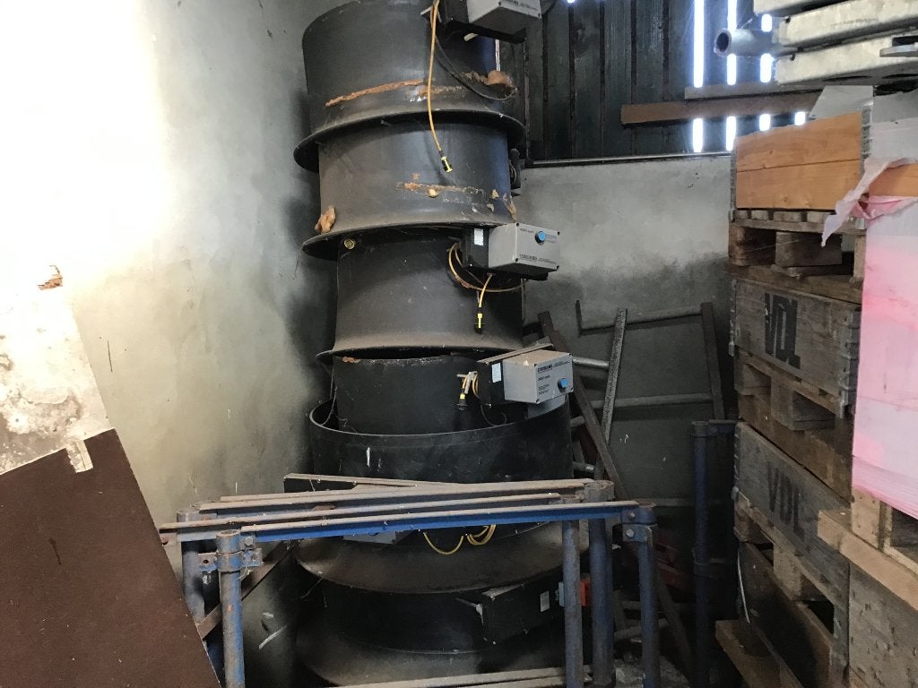 aQc kleppen en  ventilatoren  en dak kokker, Ophalen, Gebruikt, Ventilator