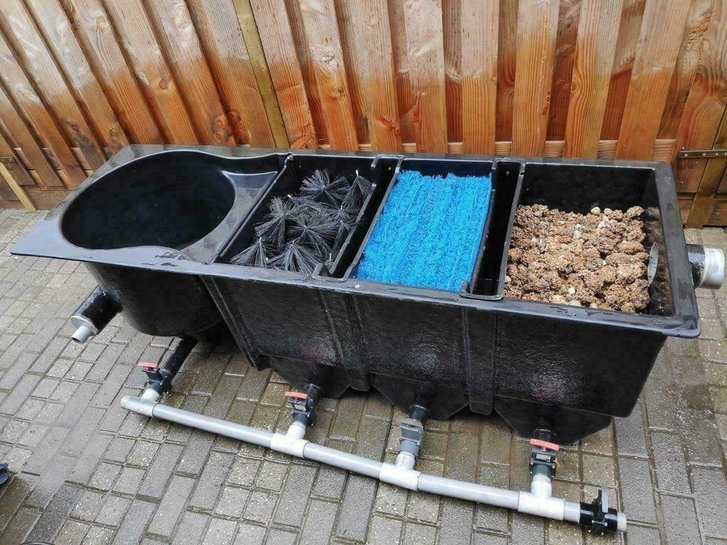 vijver filter messner compleet met inhoud, Ophalen, Gebruikt, Vijverfilter