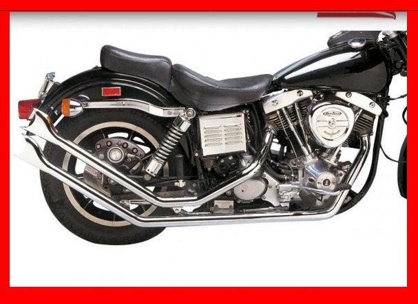Upswept Drag Pipes uitlaat voor 71-84 FX Shovel, Niet ingevuld, Niet ingevuld, Nieuw, Ophalen of Verzenden