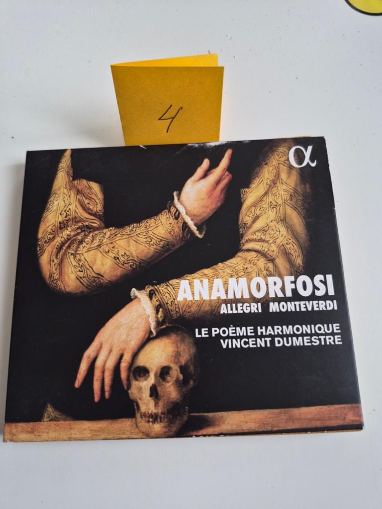 Anamorfosi - Allegri Monteverdi - Le Poème Harmonique, Ophalen of Verzenden, Zo goed als nieuw