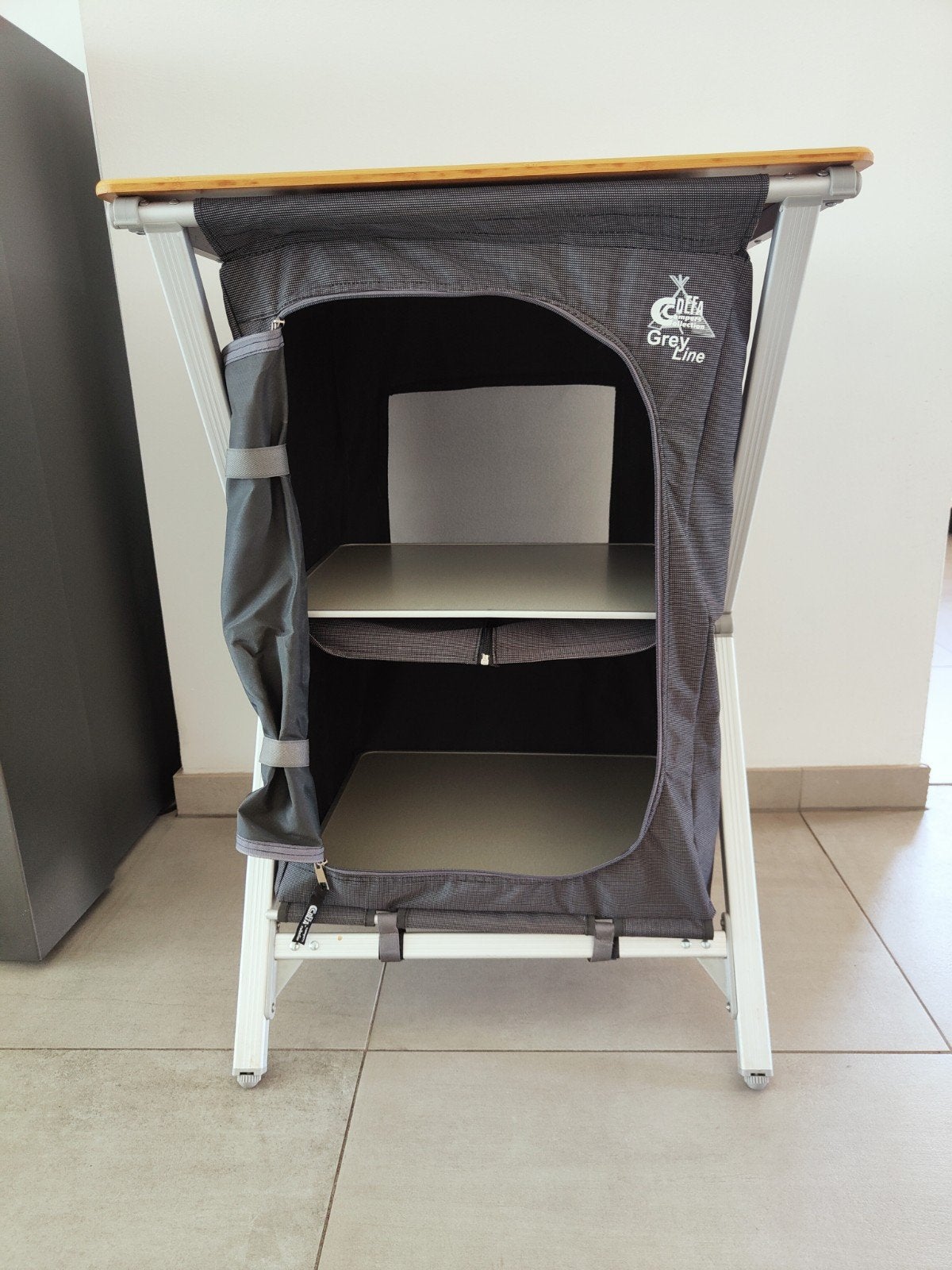 Defa bamboe keuken, Ophalen, Zo goed als nieuw, Campingkast