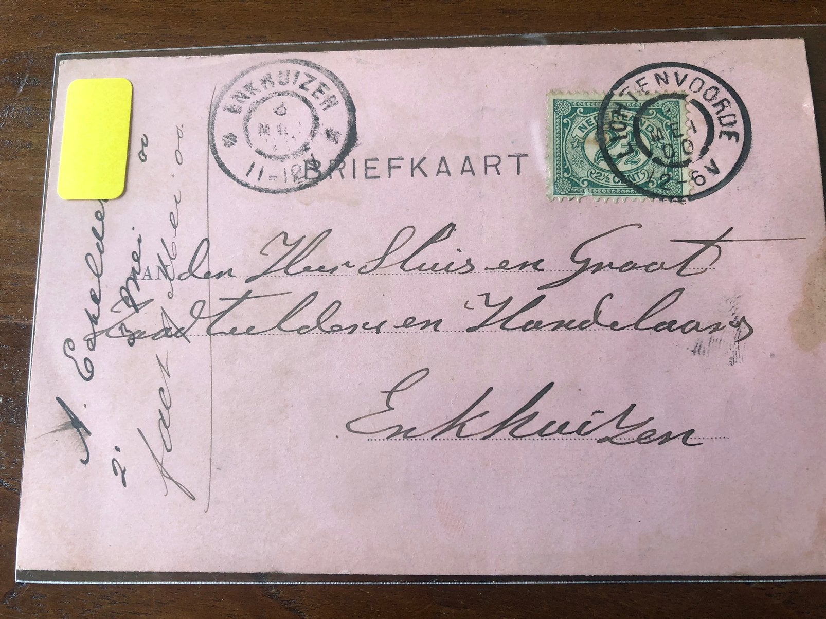 113 Ned. Grootrond LICHTENVOORDE, Postzegels en Munten, Brieven en Enveloppen | Nederland, Ophalen of Verzenden, Briefkaart