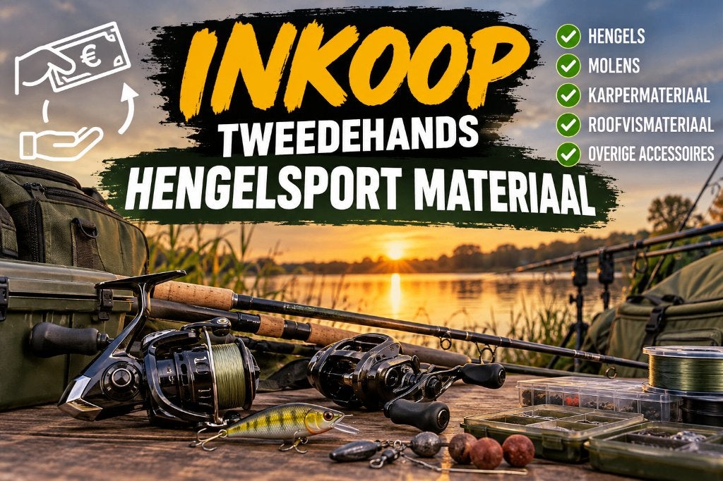 Inkoop Tweedehands Hengelsport Artikelen, Gebruikt, Hengelsport, Overige typen, Ophalen of Verzenden