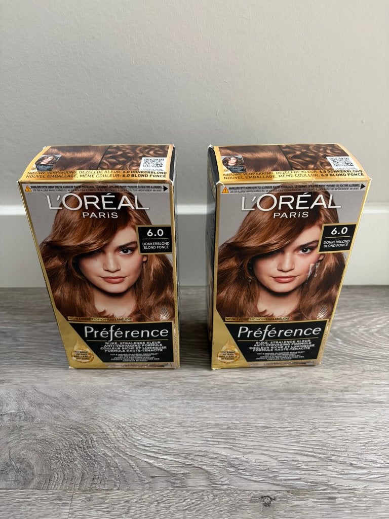 2x L'Oreal preference 6.0 Donkerblond, Ophalen of Verzenden, Nieuw, Overige typen