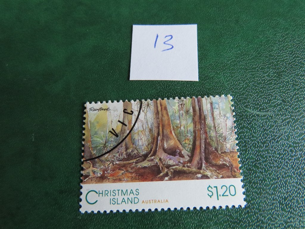 australie christmas island 13, Ophalen of Verzenden, Gestempeld