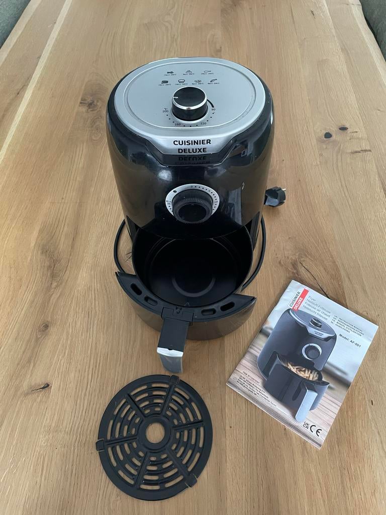 Cuisinier Deluxe Airfryer - Zo goed als nieuw, Ophalen of Verzenden, Zo goed als nieuw, Airfryer, Minder dan 750 gram
