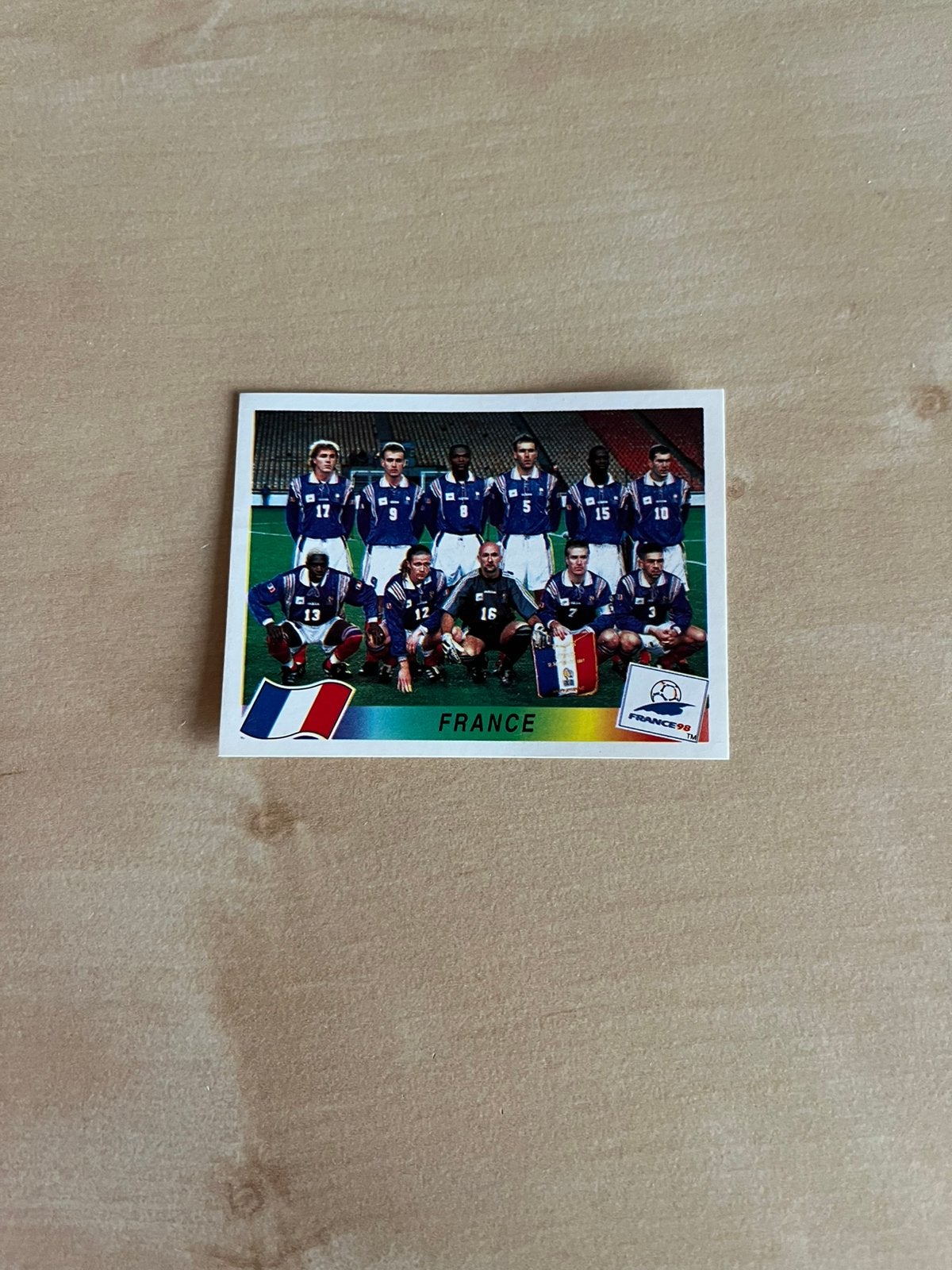 Panini WK1998 Frankrijk Nr156, Ophalen of Verzenden, Zo goed als nieuw, Sticker