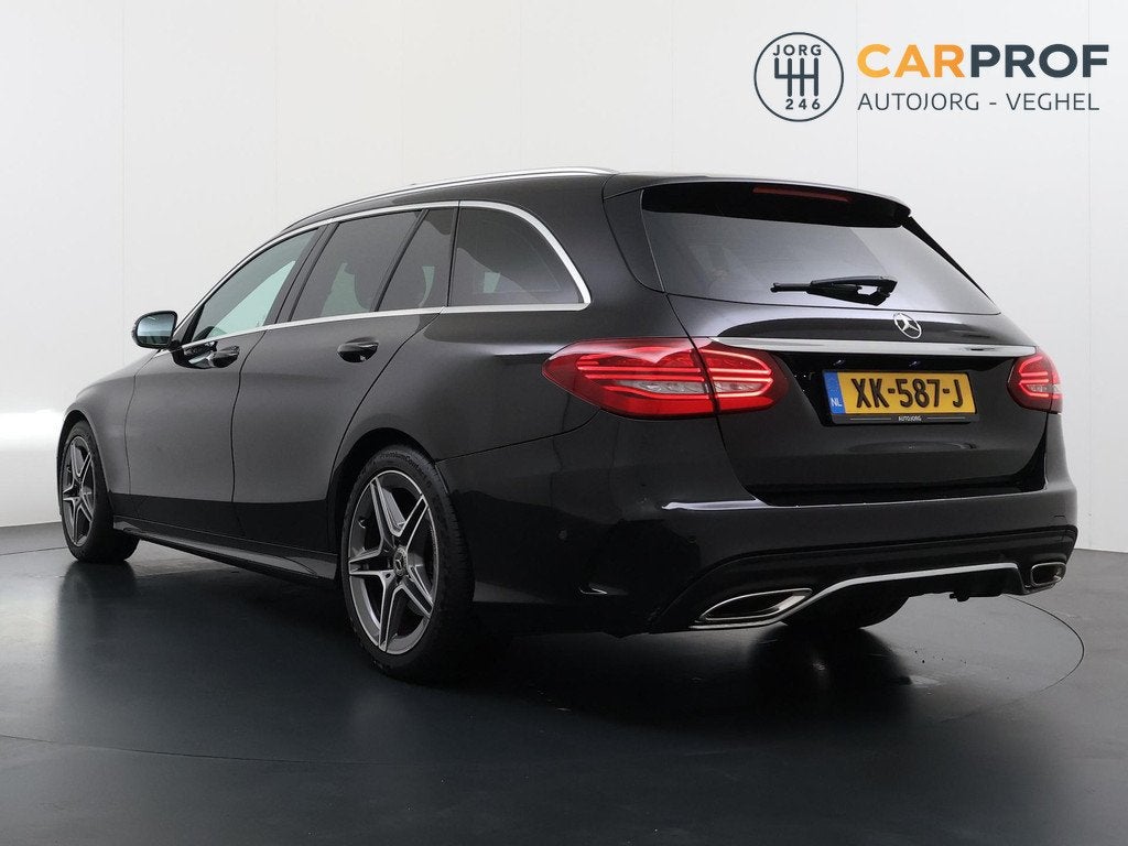 Mercedes-Benz C-klasse Estate 180 Business Solution Facelift, Automaat, Leder en Stof, Zwart, C-Klasse