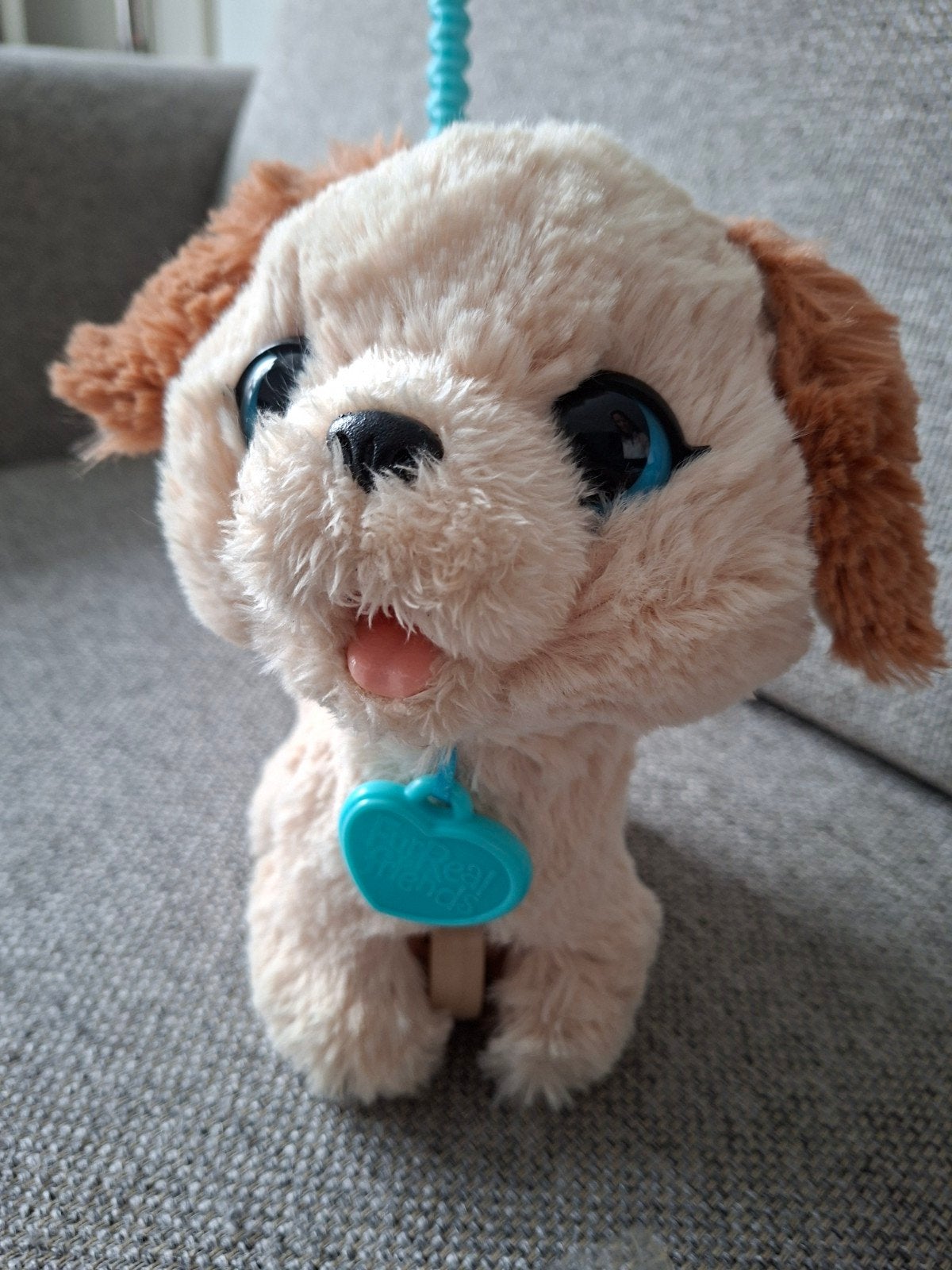 FurReal Friends hondje met brokjes en riem, Gebruikt, Overige merken, Interactief, Hond