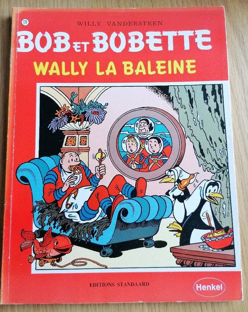 Bob et Bobette (Suske en Wiske) Wally la baleine nr 171, Gelezen, Willy Vandersteen, Eén stripboek, Ophalen of Verzenden