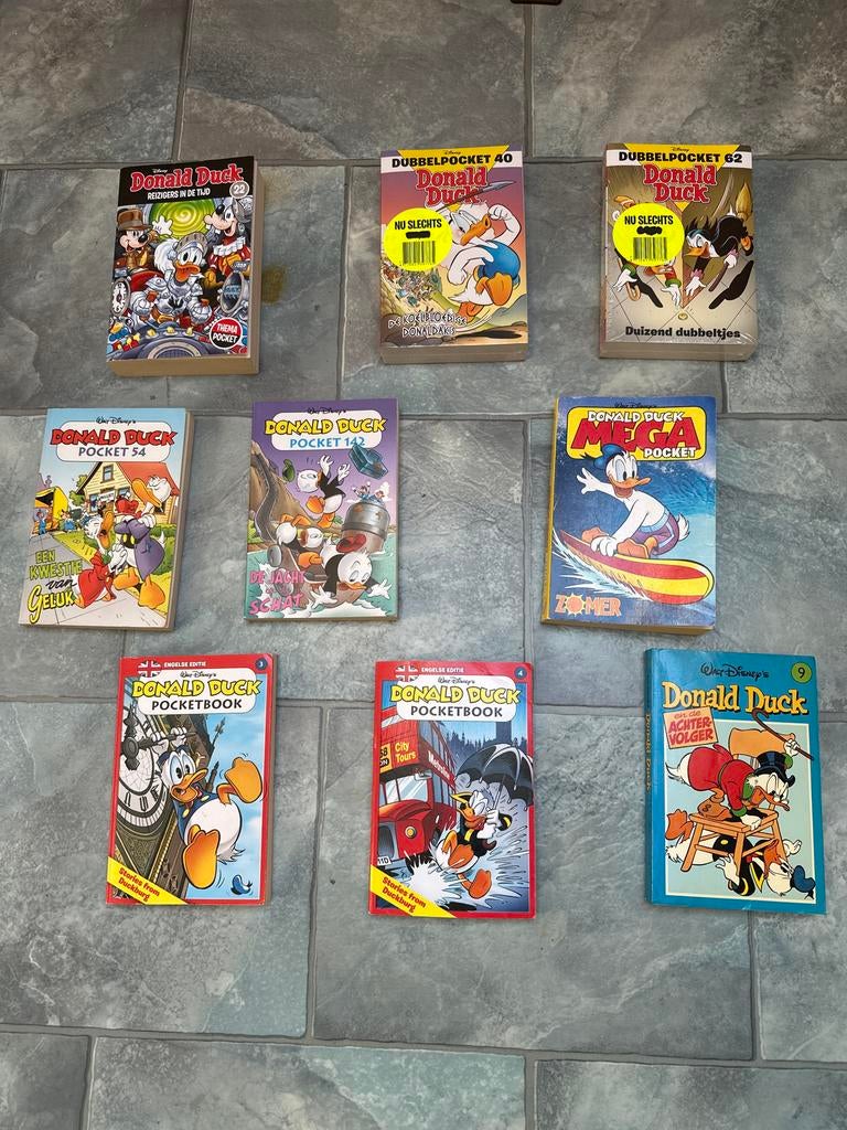 Donald Duck Pocketboeken en Dubbelpockets - Diverse Edities, Boeken, Strips | Comics, Ophalen of Verzenden, Zo goed als nieuw