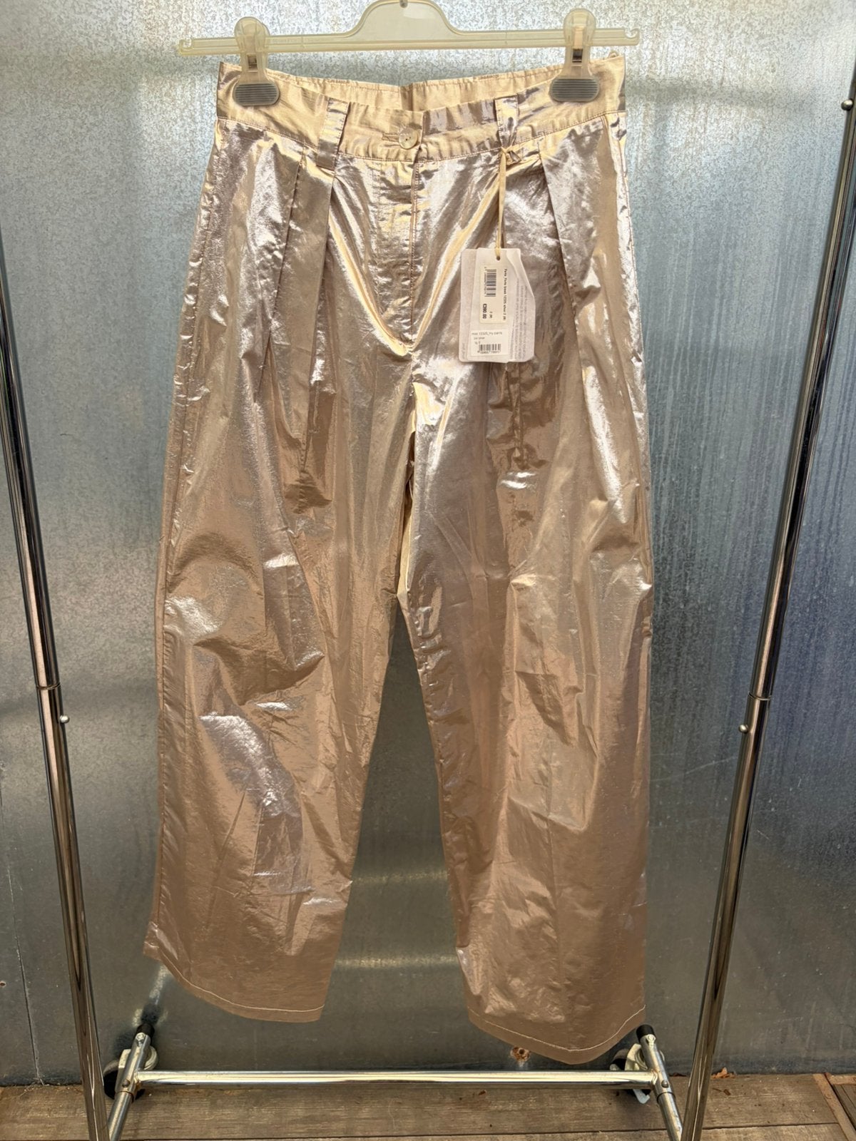 Forte forte pantalon broek 2 zilver €390, Maat 38/40 (M), Ophalen of Verzenden, Zo goed als nieuw, Grijs