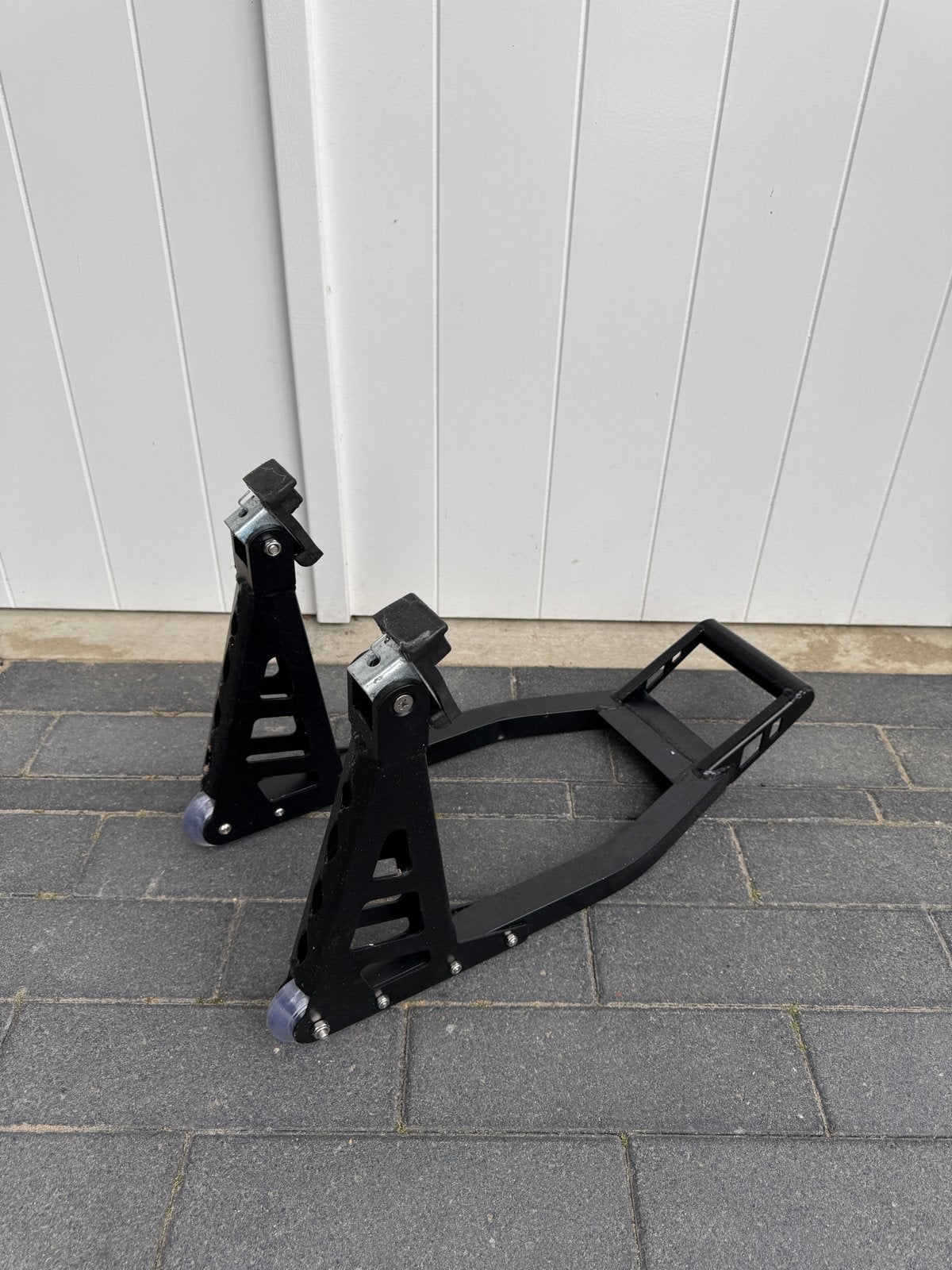 Paddockstand voorvork motor - beschermt je motor, Motoren, Accessoires | Overige, Ophalen, Gebruikt