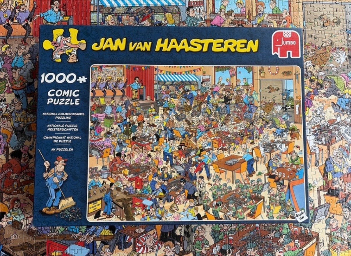 Jan van Haasteren Comic Puzzel - Nationale Kampioenschappen, Hobby en Vrije tijd, Denksport en Puzzels, Ophalen of Verzenden, 500 t/m 1500 stukjes