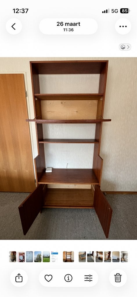Wandmeubel, Huis en Inrichting, Kasten | Wandmeubels, Ophalen, Zo goed als nieuw, Minder dan 150 cm, Met klep(pen)