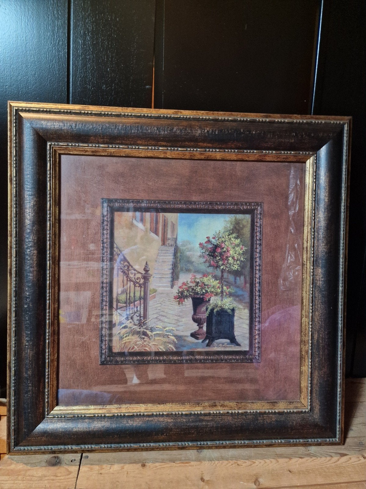 grote schilderij in lijst Maison Sucre de Suikertuin, Ophalen