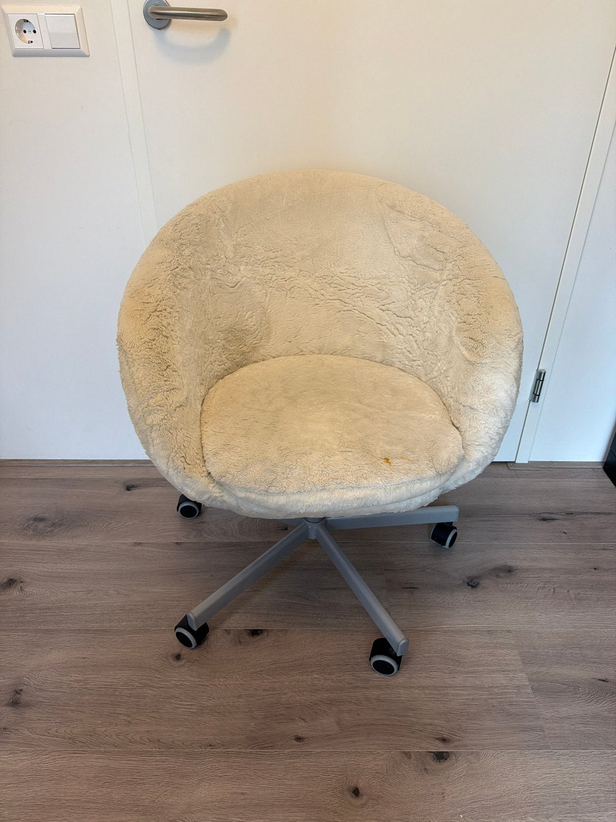 Bureaustoel ikea, Ophalen, Gebruikt, Beige, Bureaustoel
