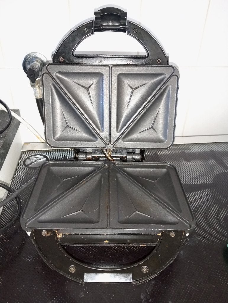 Tefal Sandwich toqster, Ophalen, Minder dan 50 cm, Gebruikt, Wit
