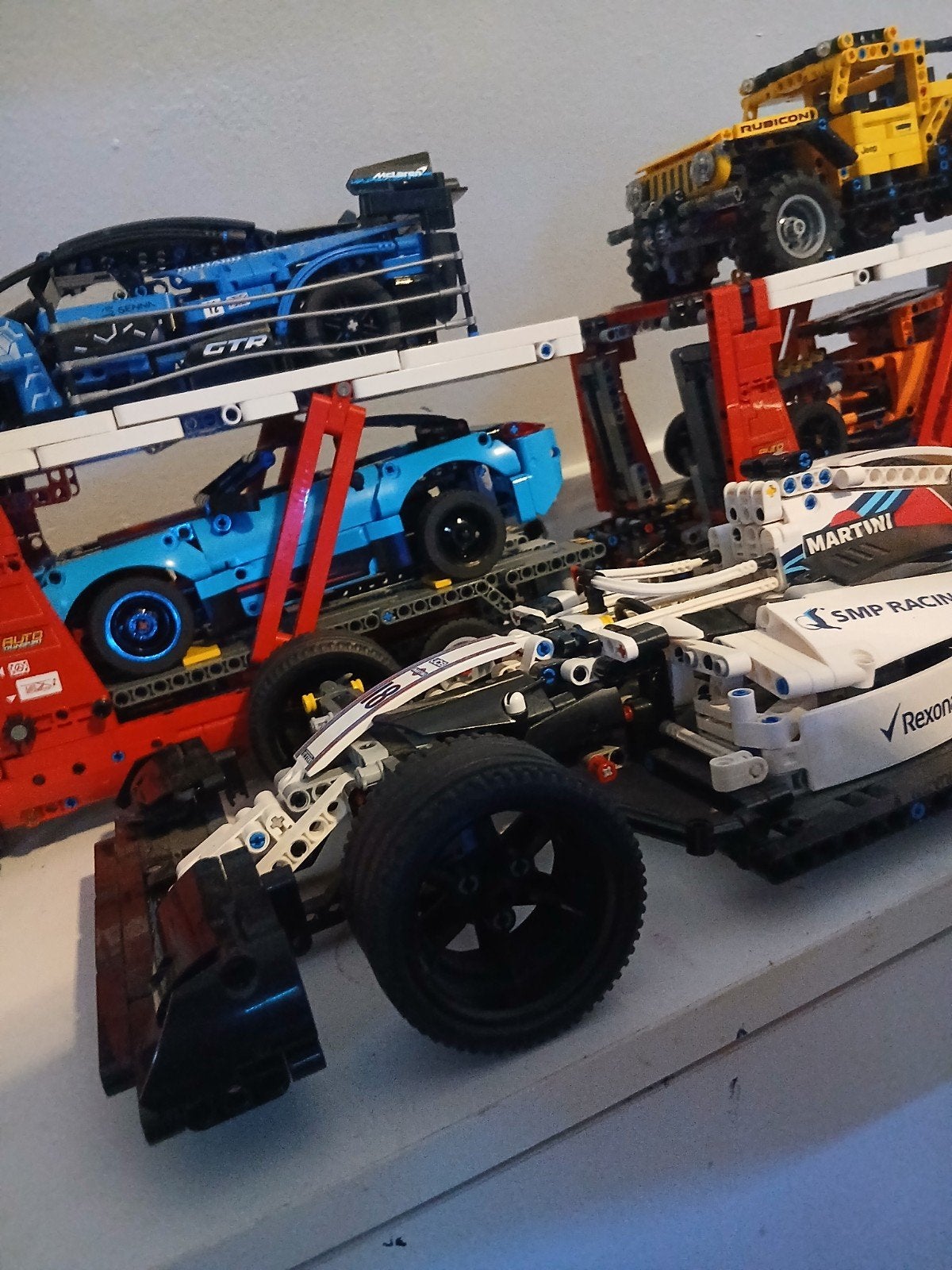Lego Technic Auto Transporter met diverse auto's, Kinderen en Baby's, Speelgoed | Duplo en Lego, Ophalen, Gebruikt