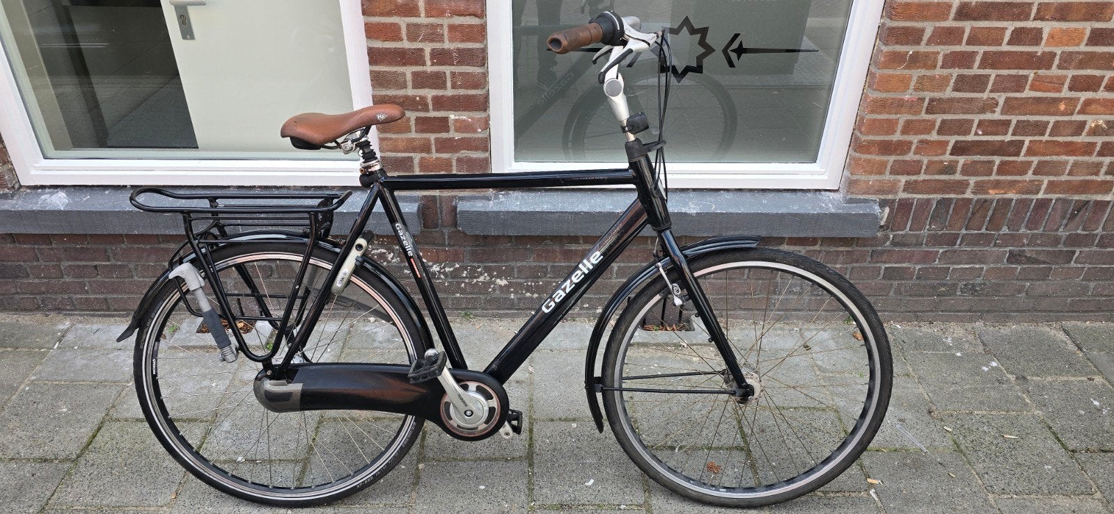 Prima Gazelle heren fiets met versnellingen, 65 cm of meer, Ophalen, Gebruikt, Gazelle