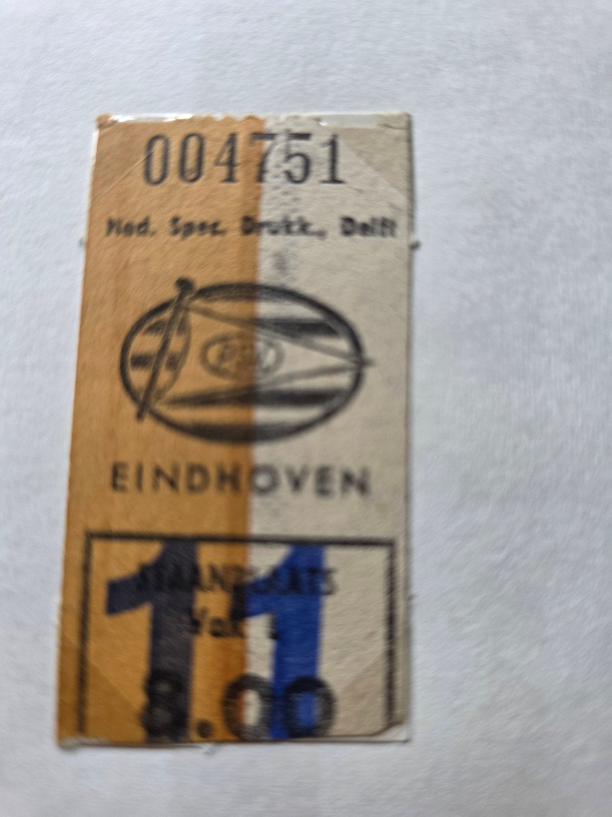 Voetbalticket Psv-Wageningen.4-0., Tickets en Kaartjes, Eén persoon