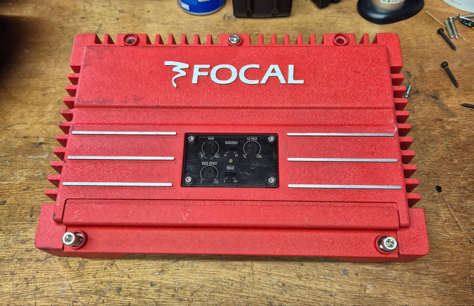 Focal Solid 1 Mono Subwoofer Versterker, Overige merken, Ophalen of Verzenden, 120 watt of meer, Gebruikt