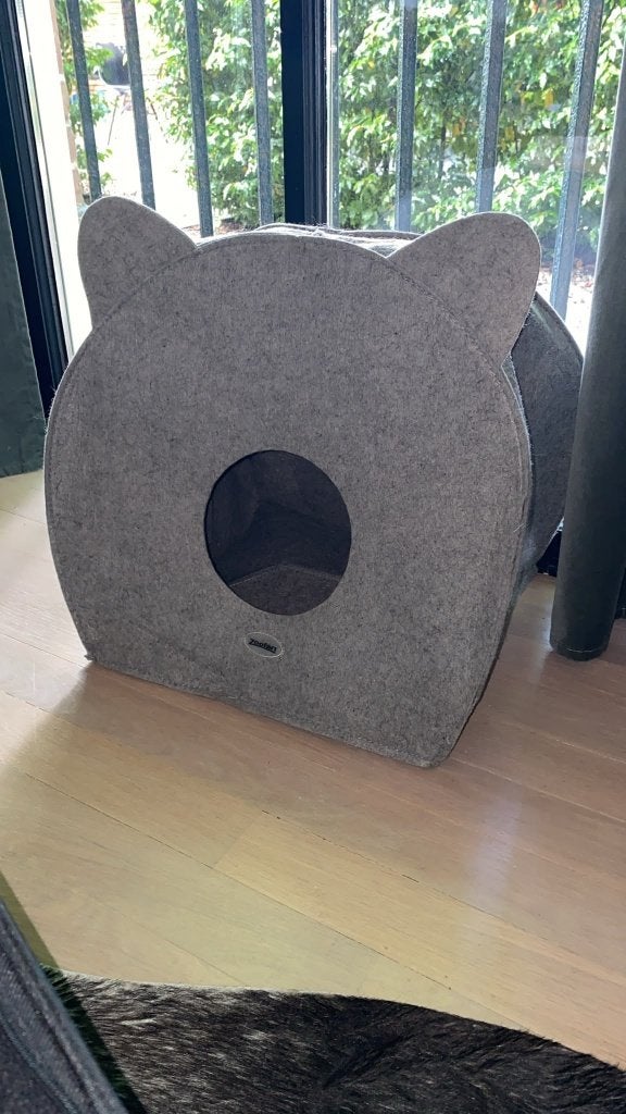 Gratis af te halen: kattenmand, Ophalen, Zo goed als nieuw, Vilt
